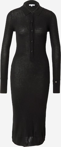 PATRIZIA PEPE Košilové šaty – černá: přední strana