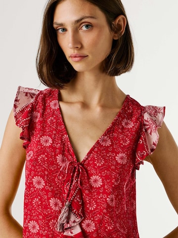Pepe Jeans Blouse 'CRISTAL' in Rood