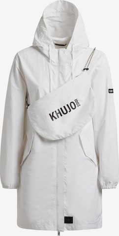 Manteau mi-saison 'Ameti' khujo en blanc : devant
