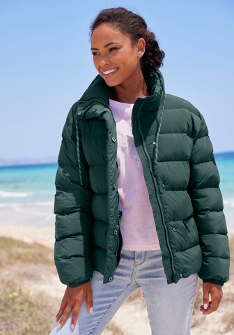 Elbsand Performance Jacket in Green: front