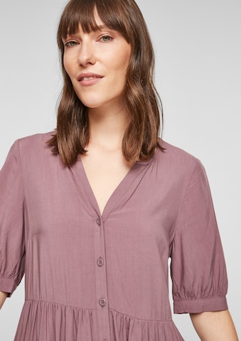 Robe-chemise QS en violet