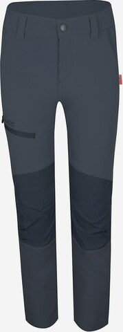 TROLLKIDS Regular Outdoor Pants 'LYSEFJORD' in Grey: front
