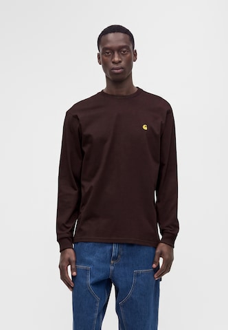 Carhartt WIP Póló 'Chase' - barna: elől