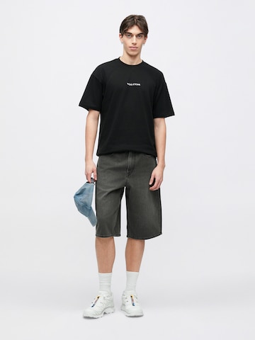 juoda Volcom Marškinėliai