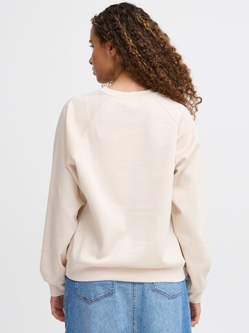 ICHI Sweatshirt 'Svala' in Beige
