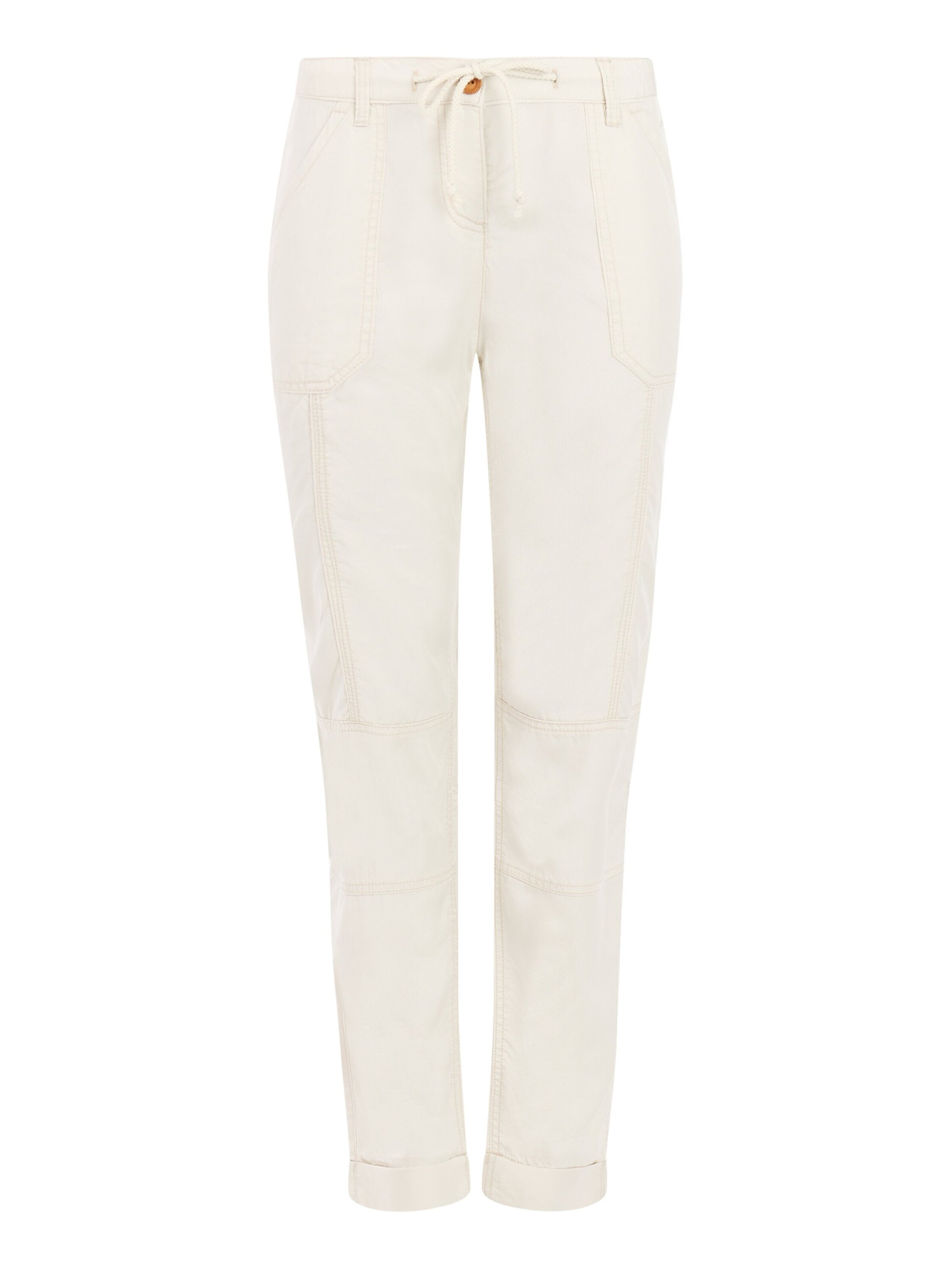 PROTEST Broek 'PRTLeaf' in Wit: voorkant