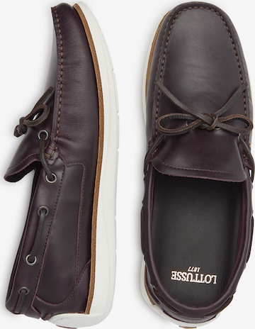 LOTTUSSE Moccasins 'Nautico' in Brown