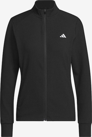 ADIDAS GOLF Training Jacket in Black: front