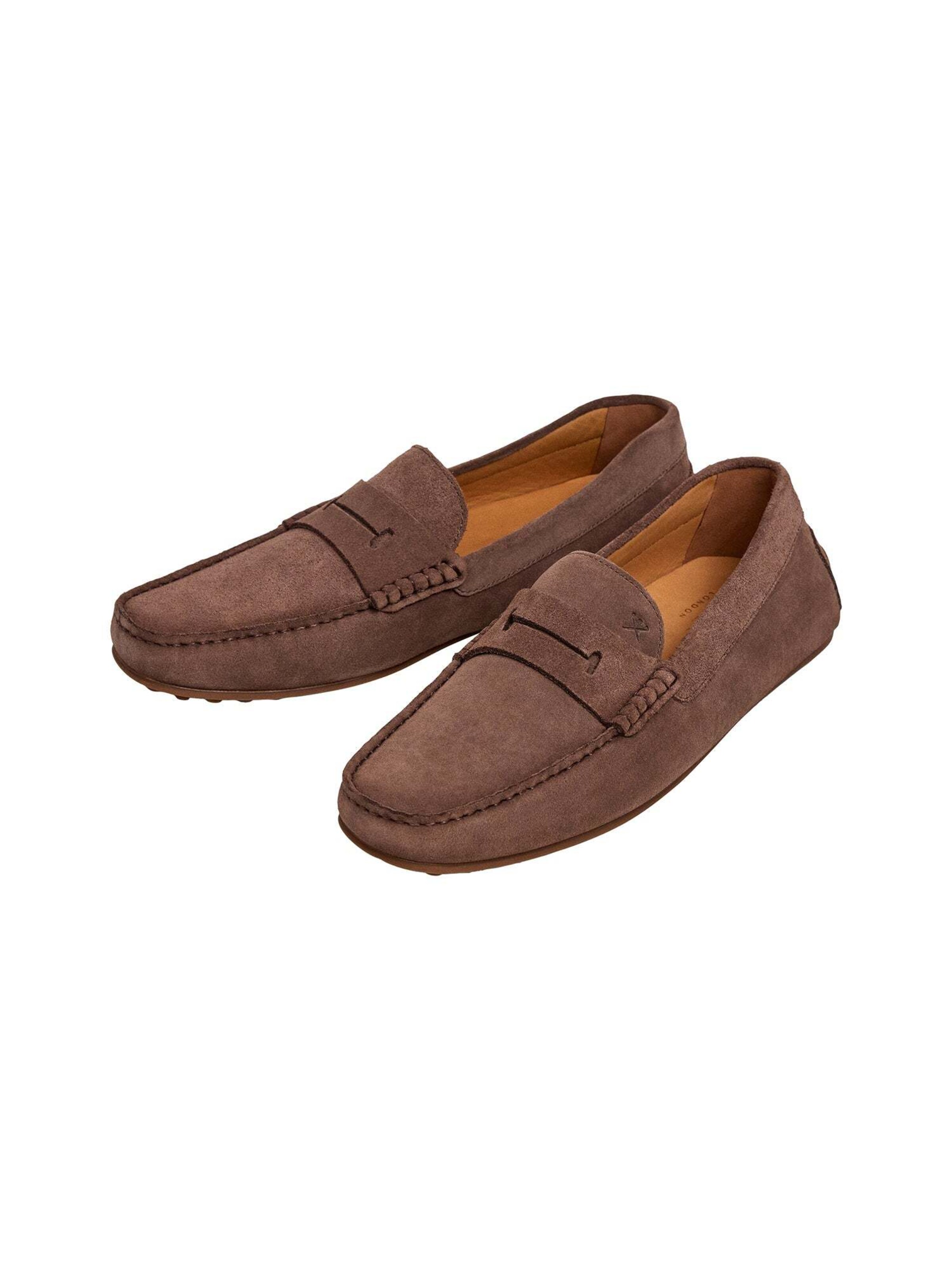Hackett London Mocassins 'Driver Saddle' in Bruin