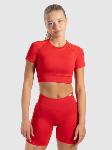 Smilodox Shirt ' Elna ' in Rood: voorkant