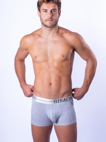 BIMONI Boxer shorts 'Cotton Modal' in Grey: front