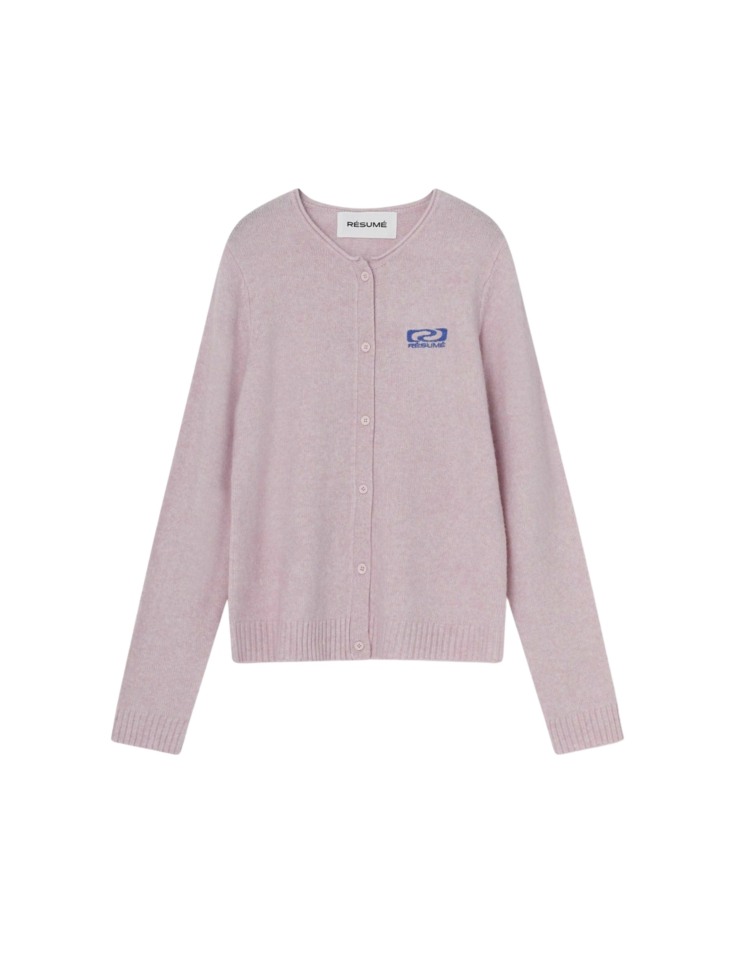 Résumé Kardigán 'Nandy' - rózsaszín: elől