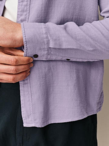 Next Regular Fit Hemd in Lila