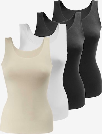 Maillot de corps Yenita en beige : devant