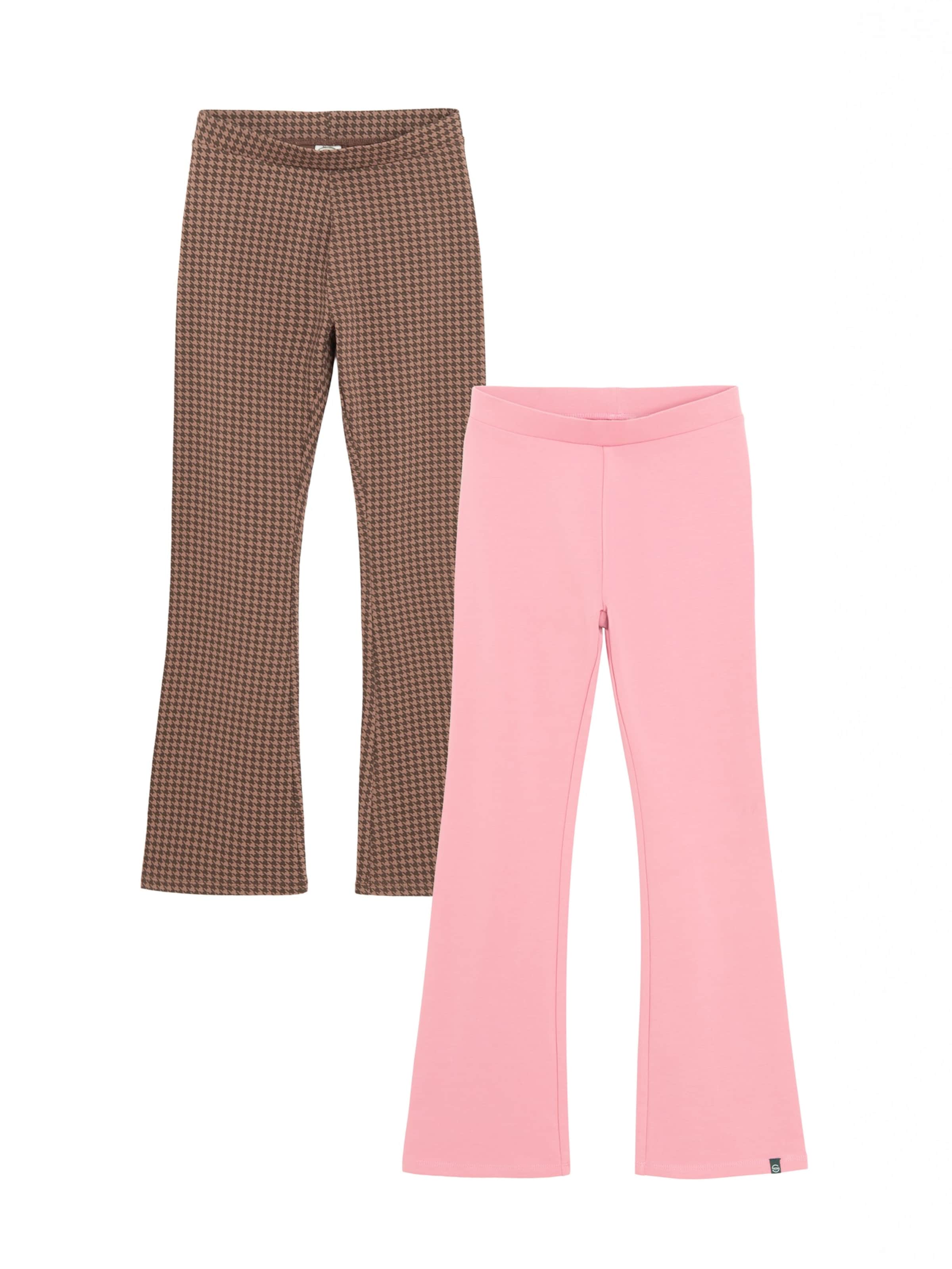 Evazați Pantaloni de la Cool Club pe maro: față