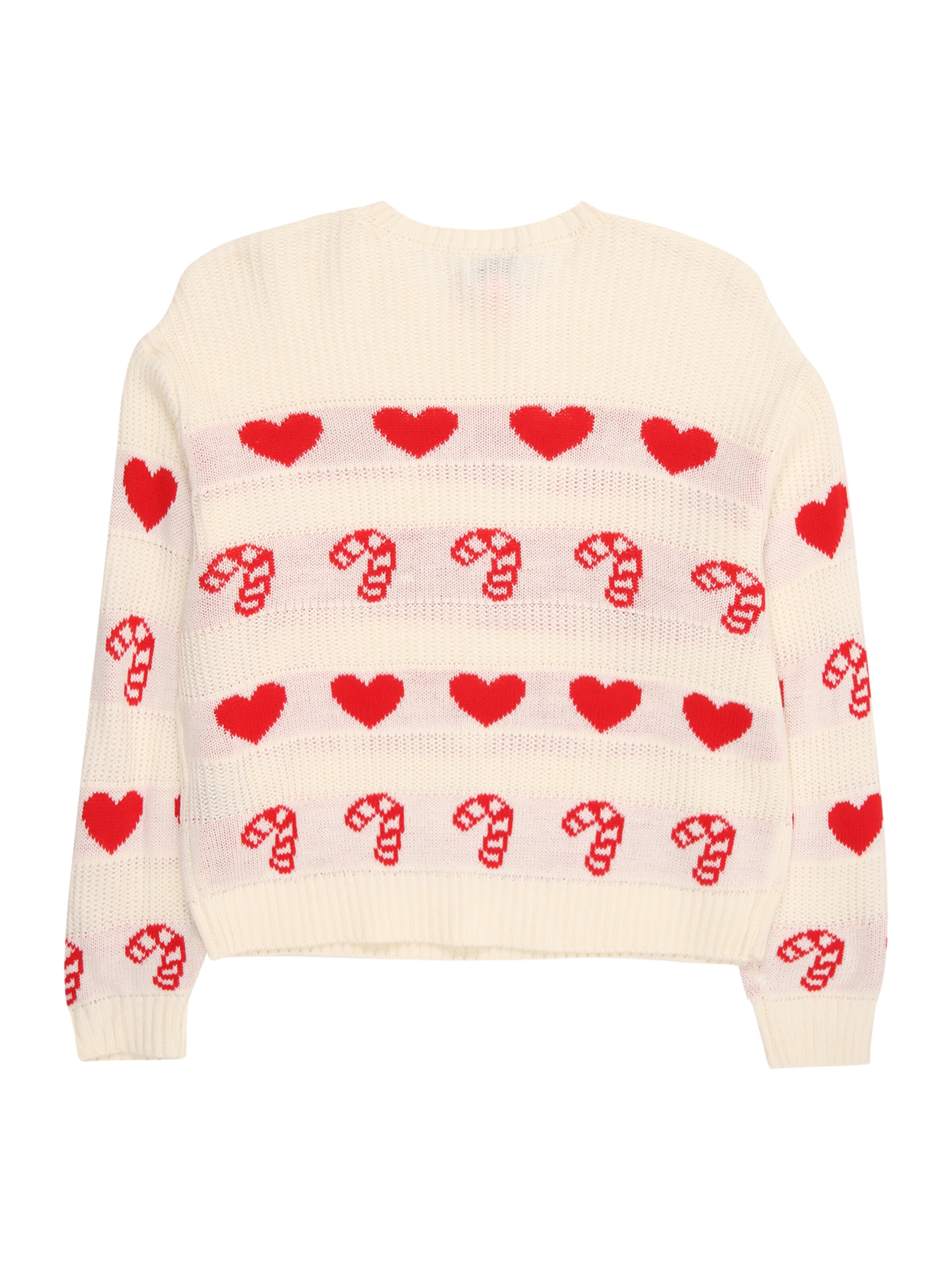 balts Vero Moda Girl Džemperis 'VMCANDYHEARTS'