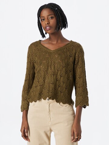 JDY Sweater 'SUN' in Green: front