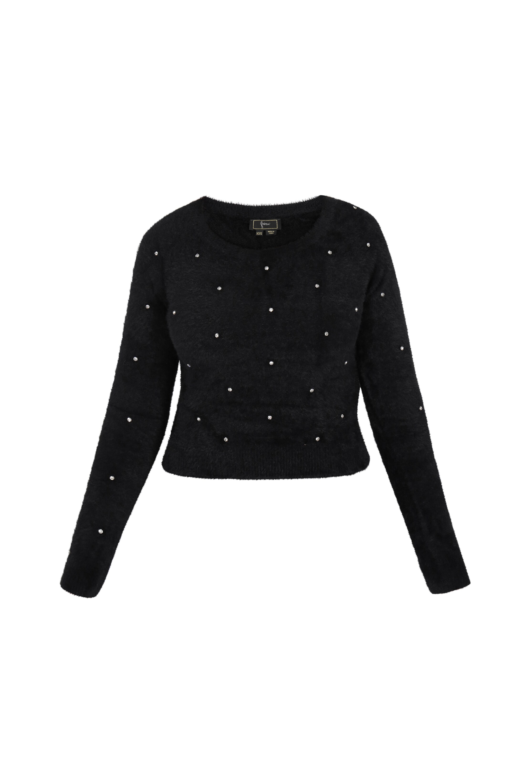 faina Pulóver - fekete: elől