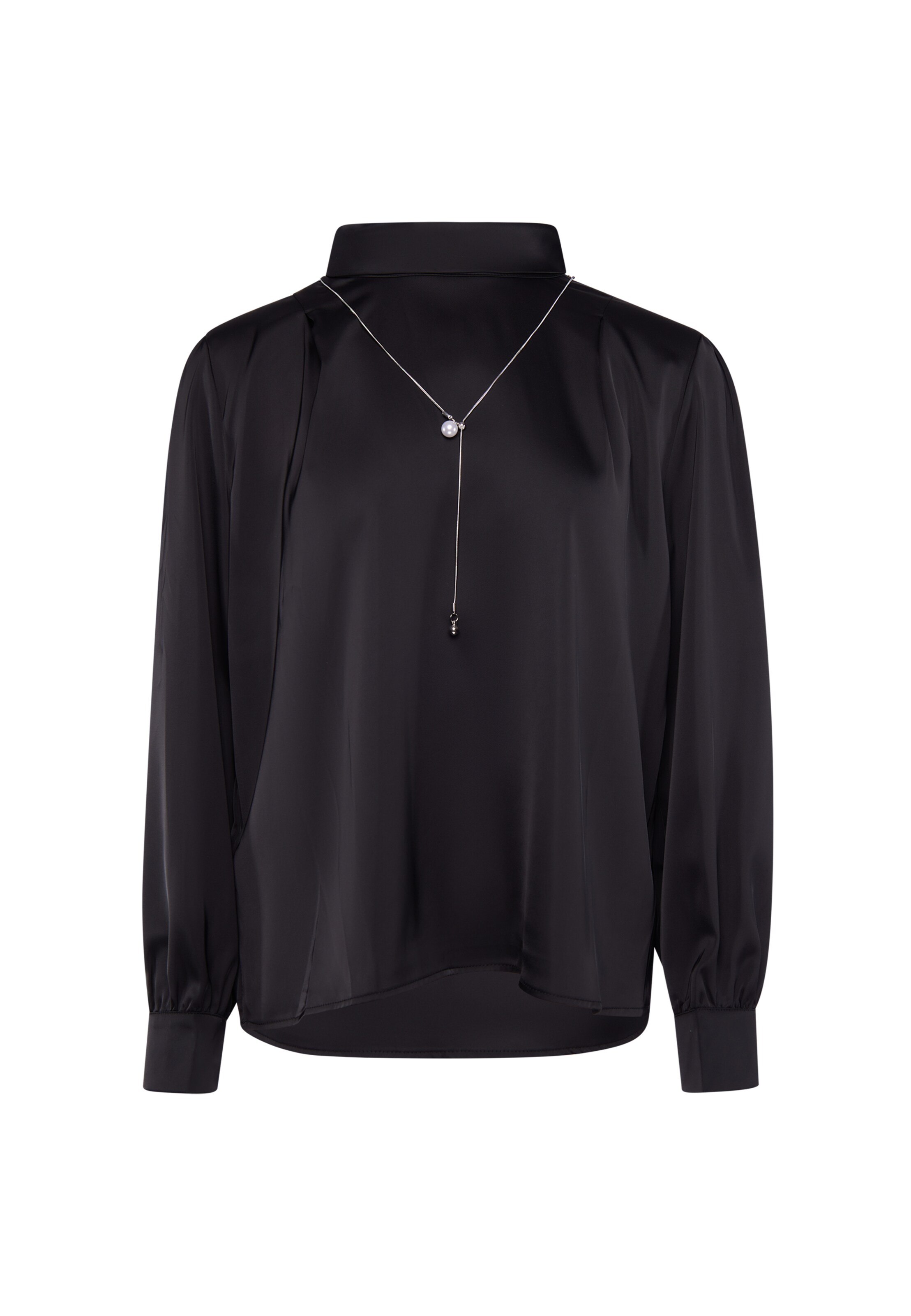 usha BLACK LABEL Chemisier en S en noir, Vue avec produit