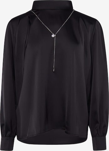 Chemisier usha BLACK LABEL en noir : devant