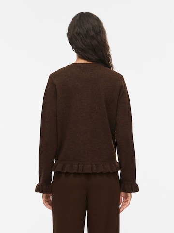 VILA Gebreid vest 'VIJacia' in Bruin