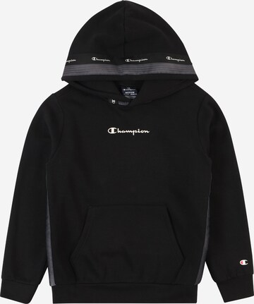 Champion Authentic Athletic Apparel - Sudadera en negro: frente