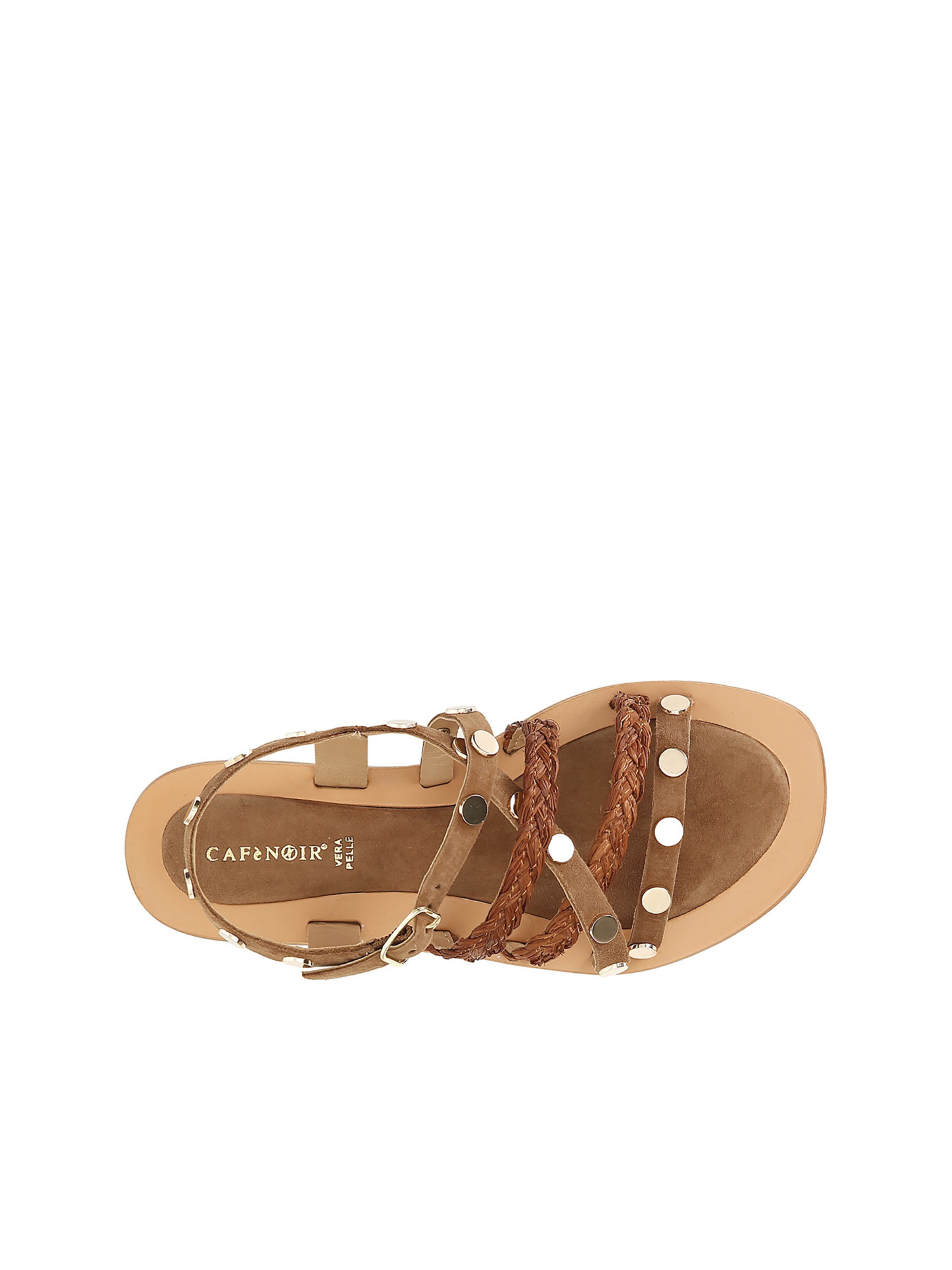 Sandalo con cinturino di CAFè NOIR in marrone