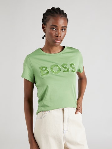 BOSS Black Shirt 'Eventsa' in Green: front