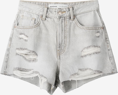 Bershka Shorts in hellgrau, Produktansicht