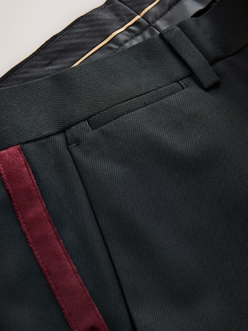 Regular Pantalon à plis Next en noir