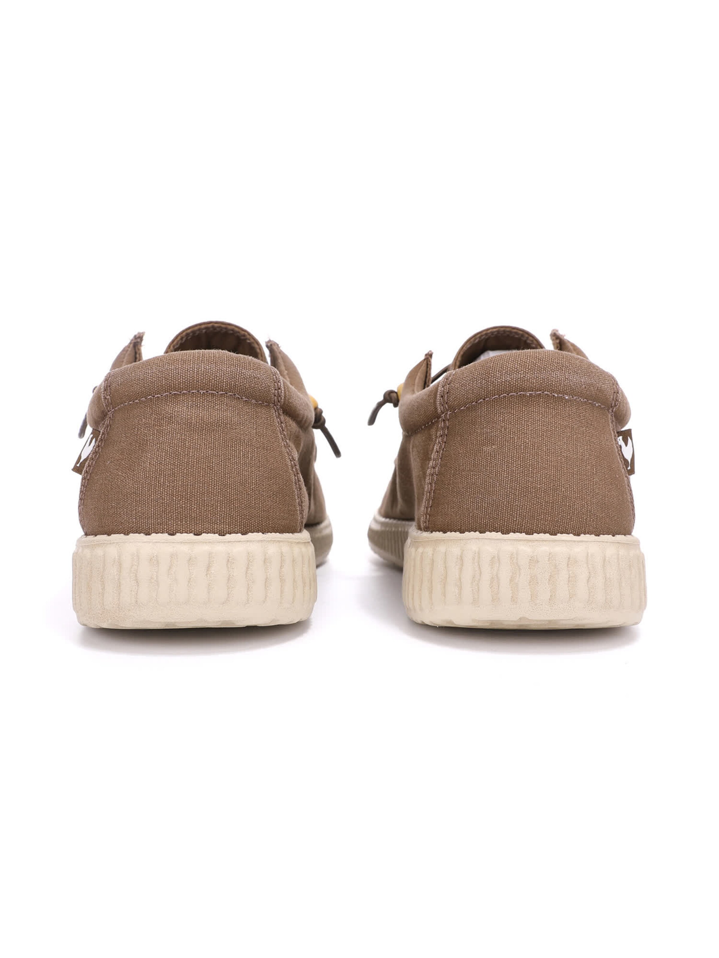 Walk In Pitas Moccasin 'Wallabi' in Brown: back