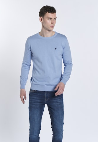 DENIM CULTURE Sweter ' NARCISO ' w kolorze niebieski