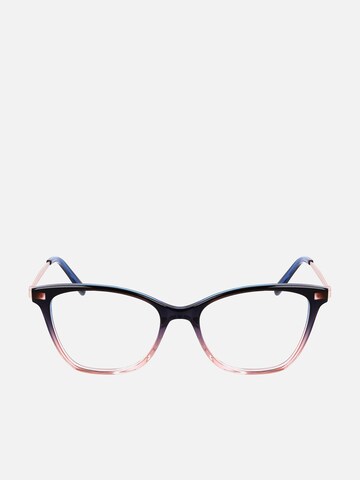 DKNY Sunglasses 'Dkny DK7010 Crystal navy/peach gradient 53/17/135 WOMAN Eyewear Frame' in Blue