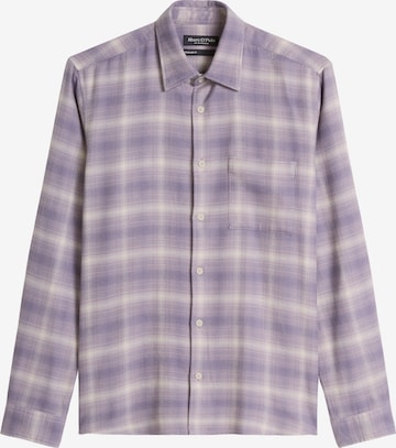 Marc O'Polo Regular fit Button Up Shirt in Purple: front