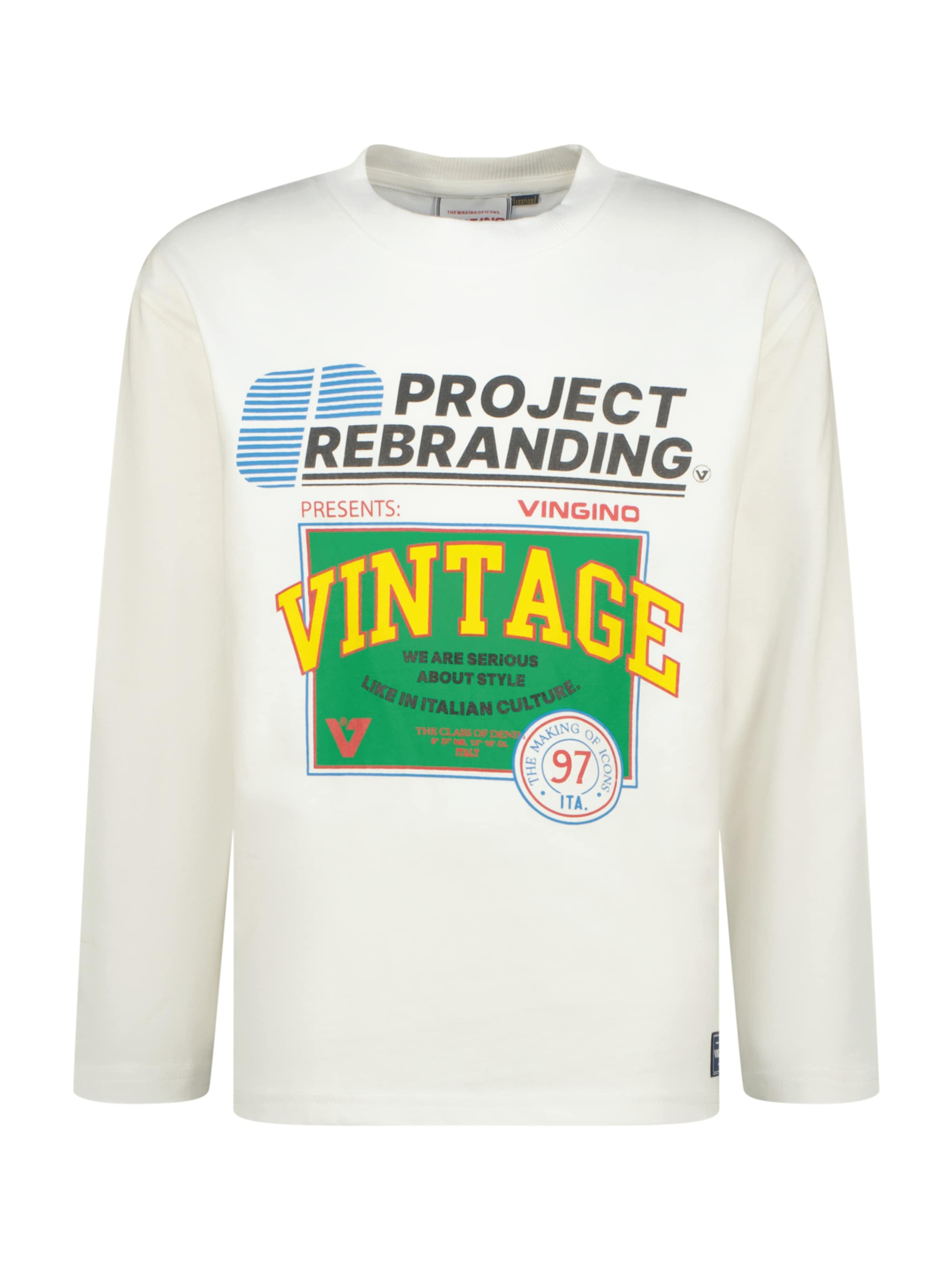 VINGINO Tričko 'Hyke' - Biela: predná strana