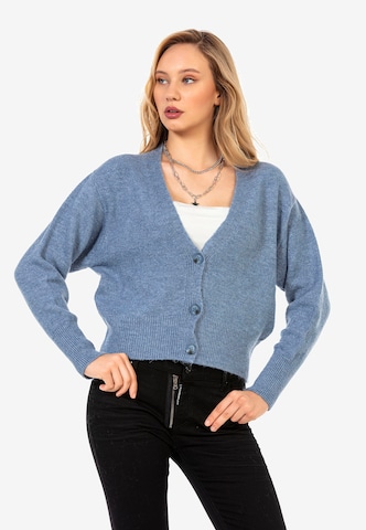 CIPO & BAXX Knit Cardigan in Blue