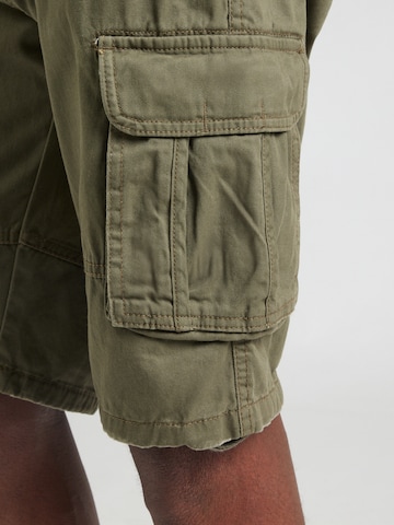 INDICODE tavaline Klapptaskutega püksid 'Monroe', värv roheline