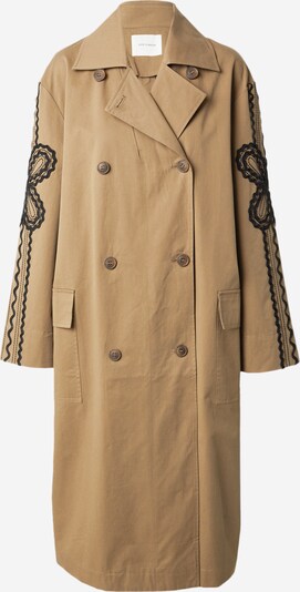 Sofie Schnoor Between-Seasons Coat in Khaki / Black, Item view