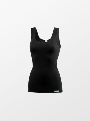 kleiderhelden Unterhemd 'LadyCover'‌‌‌ in Schwarz: Vorderseite