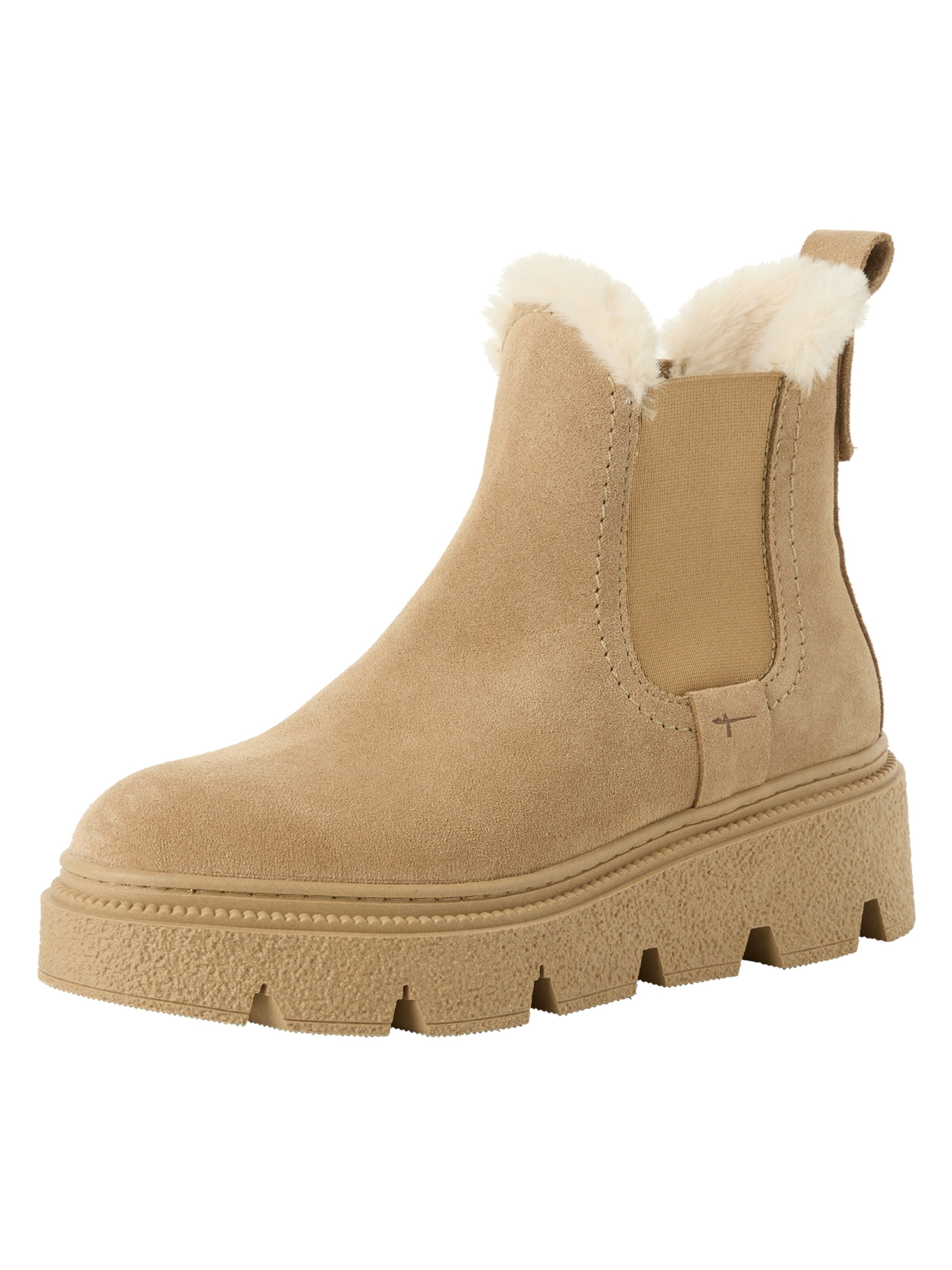 Chelsea Boots Tamaris en beige : devant