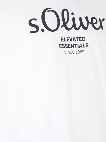 s.Oliver Men Big Sizes T-Shirt in Weiß