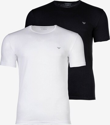 T-Shirt Emporio Armani en noir : devant