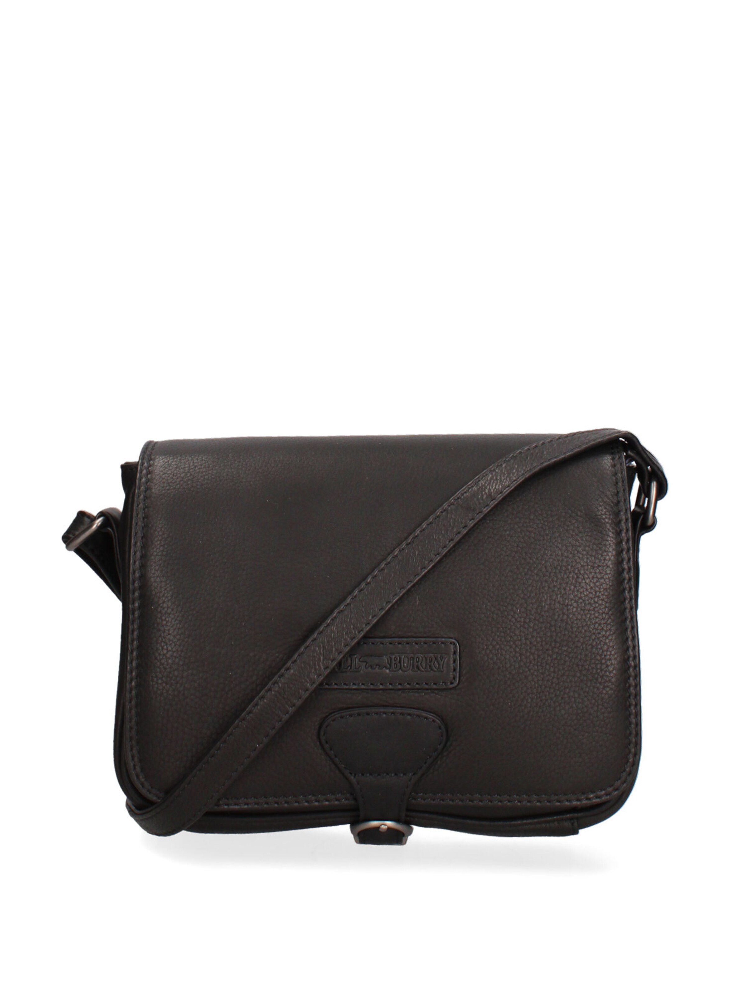 Sac à bandoulière HILL BURRY en noir : devant
