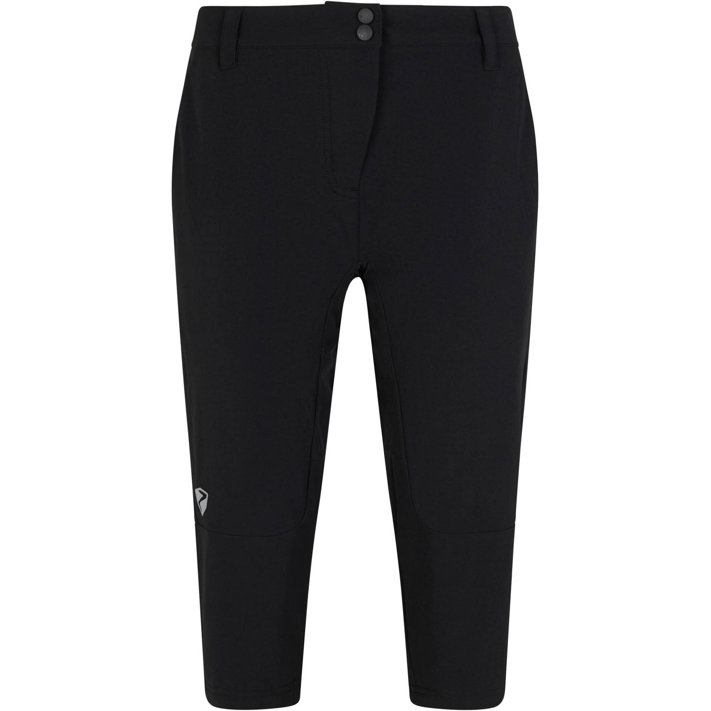 ZIENER Slimfit Sporthose 'Nestla' in Schwarz: Vorderseite