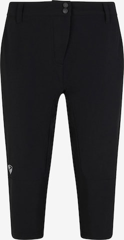 ZIENER Slimfit Sporthose 'NESTLA-Z X-Function' in Schwarz: Vorderseite