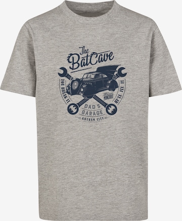 T-Shirt 'DC Comics Batman Dad's Garage' F4NT4STIC en gris : devant