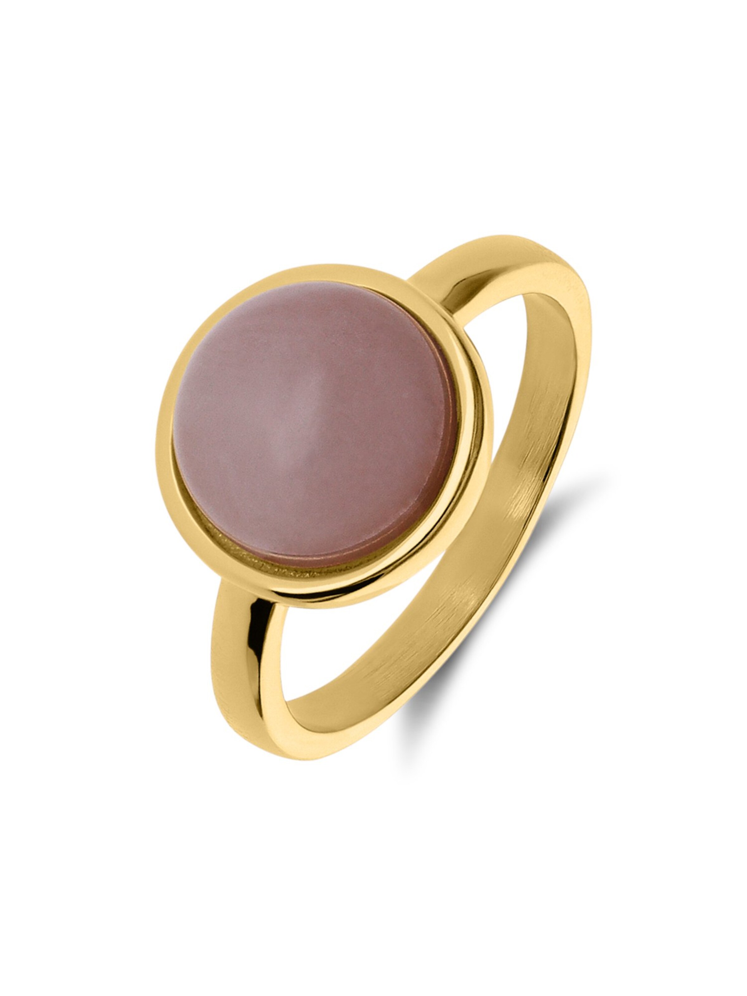 Lucardi Ring in Gold: Vorderseite