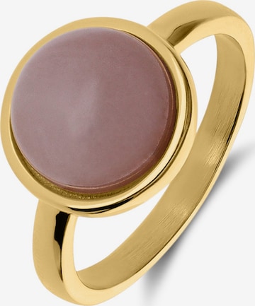 Lucardi Ring in Gold: front