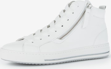 GABOR High-Top Sneakers in White: front