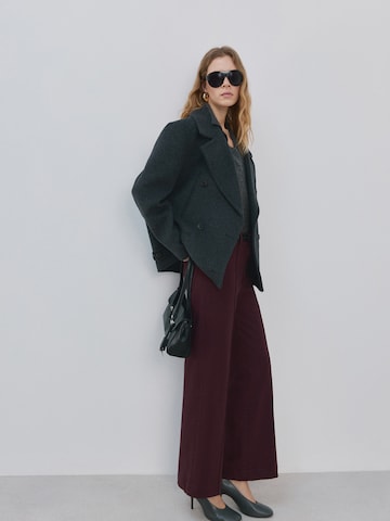 MANGO Wide Leg Jeans 'PALOMA' in Rot